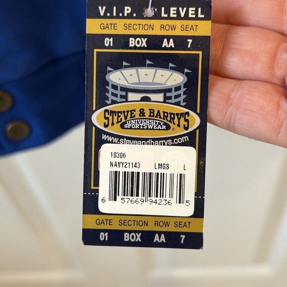 Steve & Barry's Men's Vintage Naval Academy Varsity Jacket Size Large - Picture 4 of 7